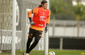 Rafael Ramos participou de treinamento do Corinthians nesta tarde