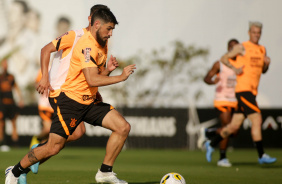 Yuri Alberto em ao durante treinamento