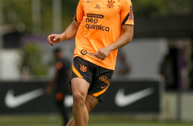 Balbuena durante o treino