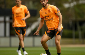 Giuliano fazendo o treino desta quinta-feira
