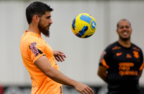 Bruno Mndez durante treino no CT Joaquim Grava