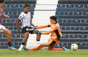 Wesley em ação contra o São Paulo no Brasileirão Sub-17