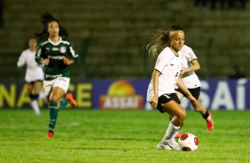 Julia Brito em jogo do Corinthians contra o Palmeiras pelo Paulisto Feminino