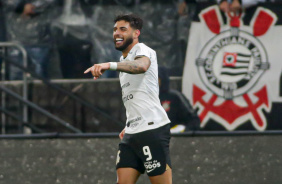 Yuri Alberto garantiu a vitria do Corinthians contra o Atltico-GO