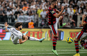 Yuri Alberto em campo contra o Flamengo