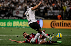 Yuri Alberto tentando finalizao em final contra o Flamengo
