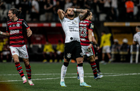 Yuri Alberto lamentando lance contra o Flamengo
