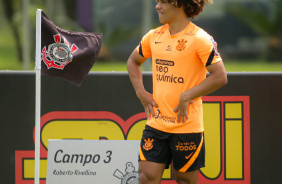 Guilherme Biro em treino do Corinthians antes de enfrentar o Gois pelo Brasileiro