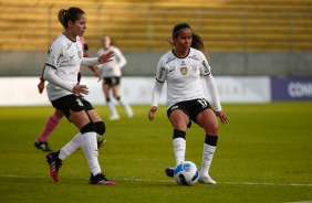 rika e Vic Albuquerque em jogo contra o Deportivo Cali na Libertadores Feminina