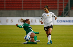 Juliete em jogo contra o Deportivo Cali na Libertadores Feminina