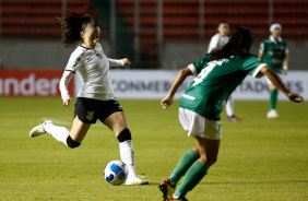 Luana Bertolucci em duelo contra o Deportivo Cali na Libertadores Feminina