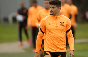 Rafael Ramos no treino do Corinthians