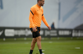 Renato Augusto no treino do Corinthians