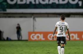 Yuri Alberto no estádio da Serrinha em empate contra o Goiás