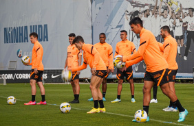 Elenco no ltimo treino antes de duelo contra o Cear