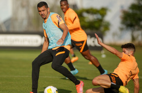 Bruno Melo durante atividade no CT Joaquim Grava