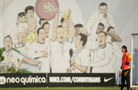 Cssio durante atividade no CT Joaquim Grava