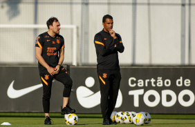 Fernando Lzaro durante atividade no CT Joaquim Grava