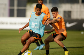 Wesley e Rafael Ramos durante atividade no CT Joaquim Grava