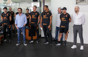 Larghi, Duilio, Luciano Dias, Fernando Lzaro, Flvio de Oliveira e Alessandro em apresentao no CT