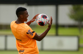 Felipe durante treino do Corinthians