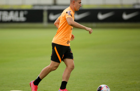 Piton durante treino do Corinthians