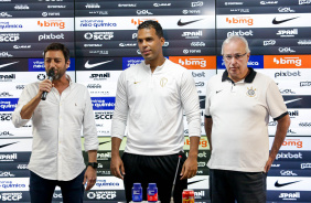 Fernando Lázaro ao lado de Duilio e Roberto de Andrade
