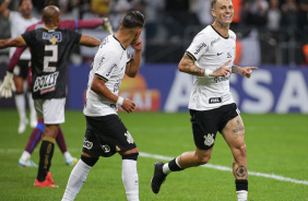 Rger Guedes  marcou o segundo gol do Corinthians no jogo