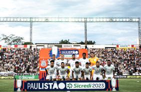 Titulares do Corinthians no confronto com a Inter de Limeira pelo Paulisto