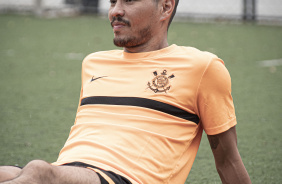 Daniel Japons em seu primeiro treino como jogador de futsal do Corinthians