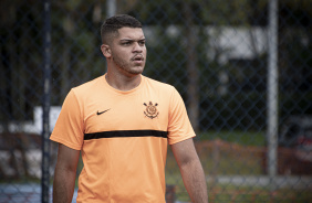 Vandeson  outro que voltou a treinar junto  equipe de futsal no Parque So Jorge