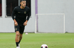 Fausto Vera durante treino do Corinthians