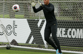 Kau durante treino do Corinthians