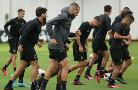 Renato Augusto durante treino do Corinthians