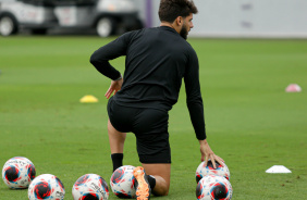 Yuri Alberto durante treino do Corinthians