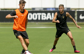Gabriel Moscardo e Adson treinando juntos no CT Joaquim Grava