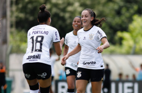 Gabi Portilho e Luana na goleada do Corinthians sobre o Cear, pelo Brasileiro Feminino