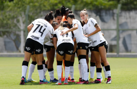 Jogadoras do Corinthians na goleada do Corinthians sobre o Cear, pelo Brasileiro Feminino