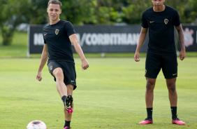 Matheus Arajo e Arthur Sousa no CT Joaquim Grava