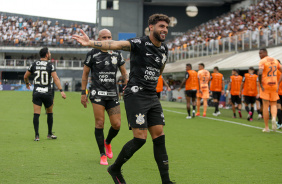 Yuri marcou o primeiro gol do Corinthians diante o Santos