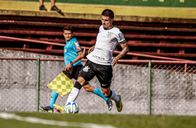 Leo Man em vitria contra o Bragantino no Sub-20
