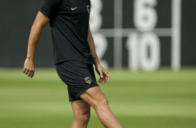 Balbuena em treino do Corinthians nesta quarta-feira