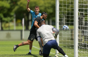 Bruno Mndez em ao no jogo-treino entre Corinthians e Coritiba