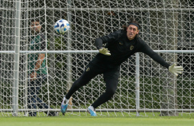 Cssio durante jogo-treino entre Corinthians e Coritiba