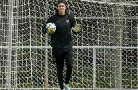 Cssio em participao no jogo-treino entre Corinthians e Coritiba