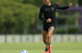 Fbio Santos durante jogo-treino entre Corinthians e Coritiba
