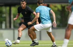 Fausto Vera durante jogo-treino entre Corinthians e Coritiba