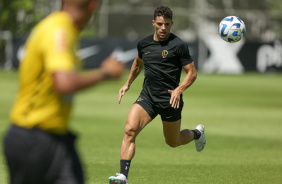 Rafael Ramos durante jogo-treino entre Corinthians e Coritiba