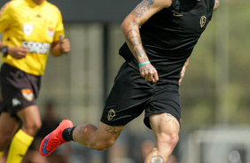 Róger Guedes durante participação no jogo-treino entre Corinthians e Coritiba