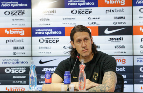 Cssio conversou com a imprensa antes da estreia na Libertadores